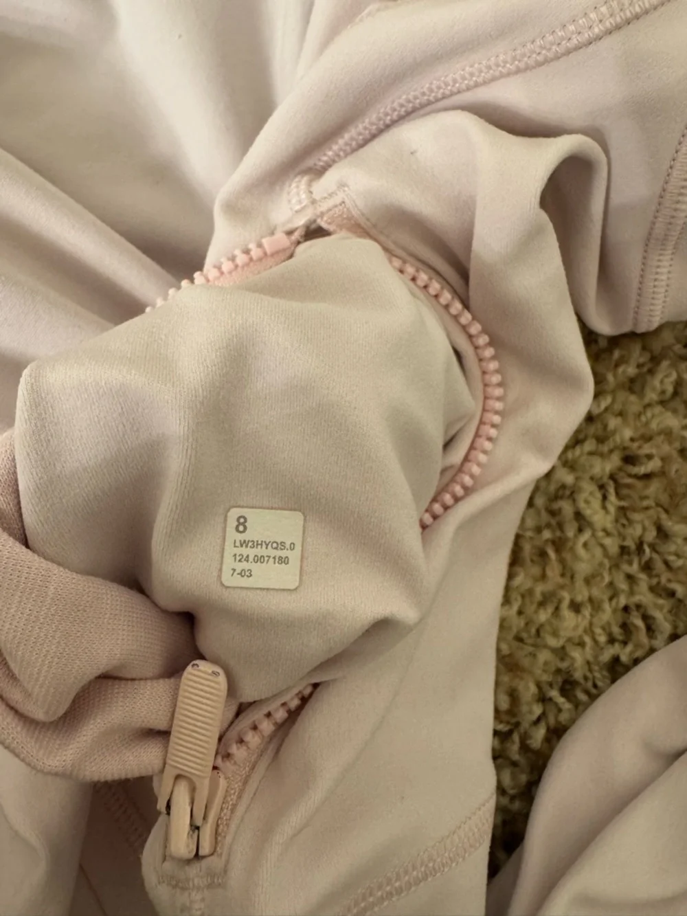 Lululemon Define Cropped Jacket *Nulu Strawberry Milkshake - Picture 5 of 6